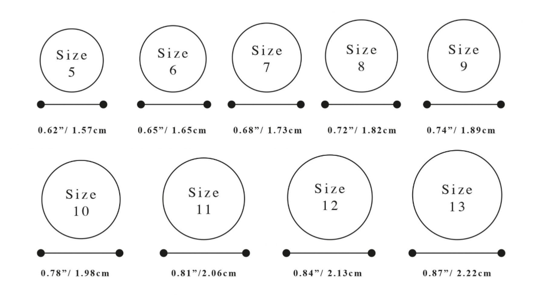 Printable Womens Ring Size Chart That Are Bright Stone 
