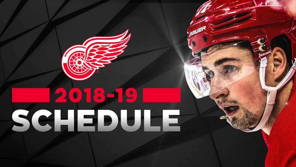 Detroit Red Wings Tv Schedule 2021 2022 Printable