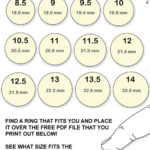 Ring Sizing Chart This Is My Favorite And The BEST Way To