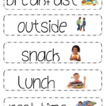 Schedule Cards Preschool Schedule Preschool Classroom