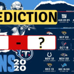 Tennessee Titans 2020 Schedule Predictions YouTube