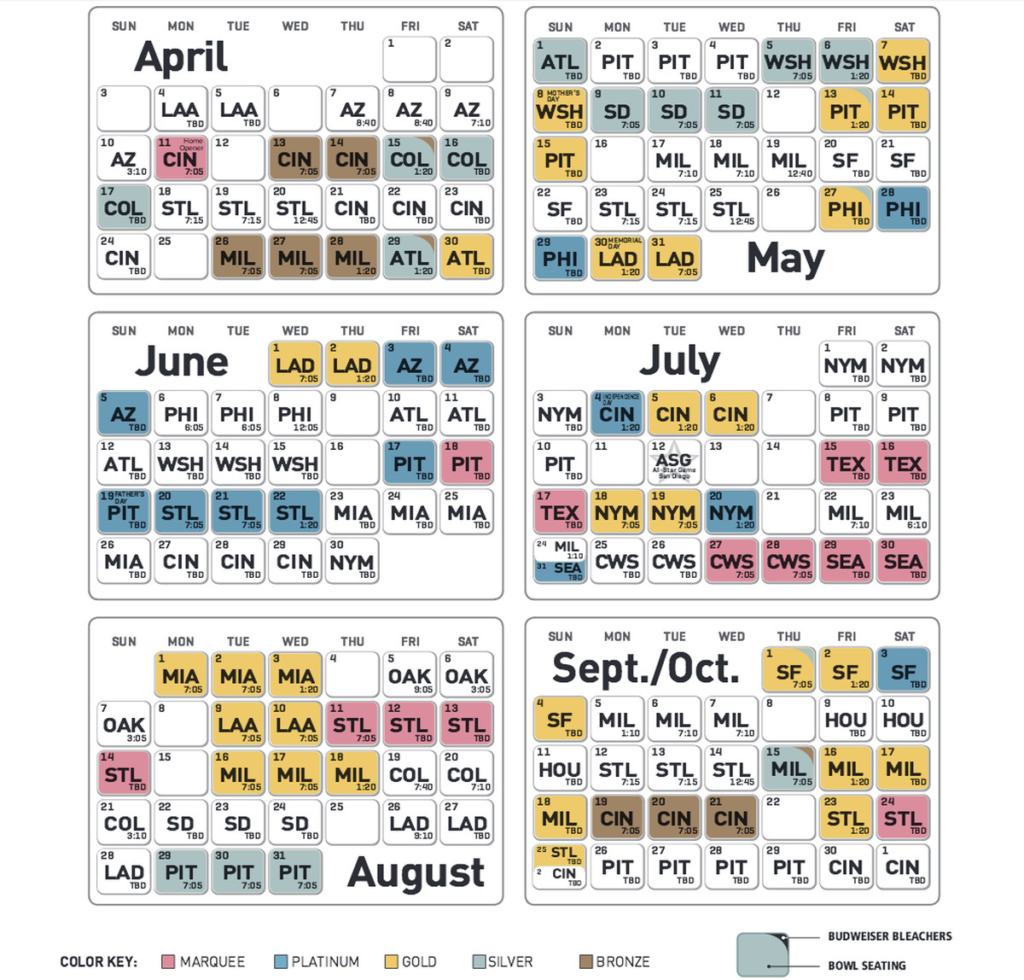 The Best Chicago Cubs Schedule Printable Kaylee Blog