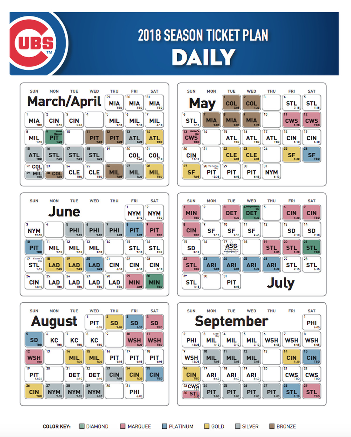 The Best Printable Cubs Schedule Derrick Website