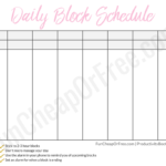 The Block Schedule System Life Changing Fun Cheap Or
