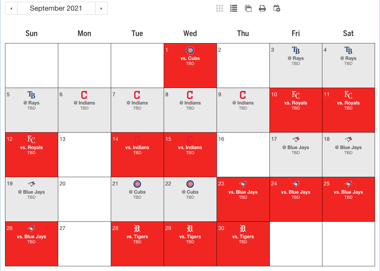Twins 2021 Schedule Will Make 2nd Straight World Series