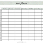 Weekly Half Hourly Planner Hourly Planner Weekly