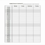 Weekly Hourly Planner Template Inspirational Hourly