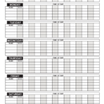 Weekly Medication Schedule Chart Printable Pdf Download