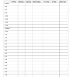 Weekly Planner With Time Slots Printable Free Calendar