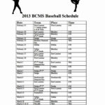 Youth Sports Snack Schedule Template Fresh 26 Of Baseball