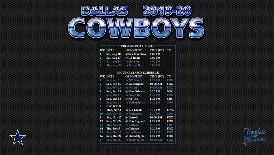 Nfl Steelers Preseason Schedule 2021 | FreePrintableTM.com
