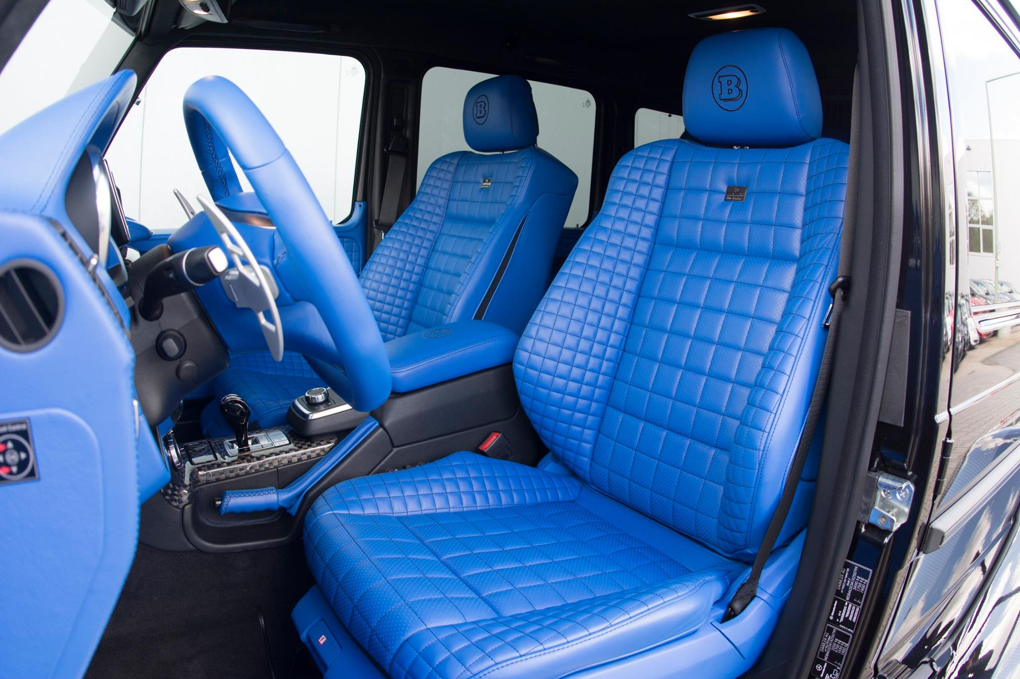 Brabus G500 4x4 Has A Blue Leather Interior That s Nifty 