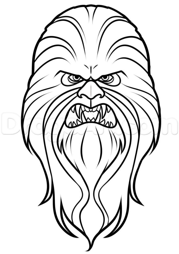 Chewbacca Clipart Easy Chewbacca Easy Transparent FREE