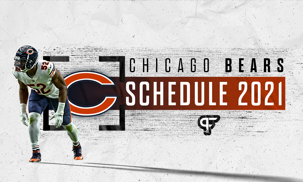 Chicago Bears Schedule 2021 Dates Times Win loss