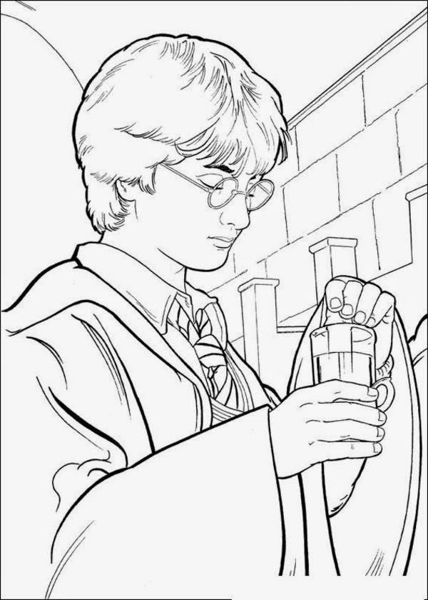 Coloring Pages Harry Potter Coloring Pages Free And Printable