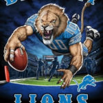 Detroit Lions Lions Pride Since 1934 NFL Theme Art