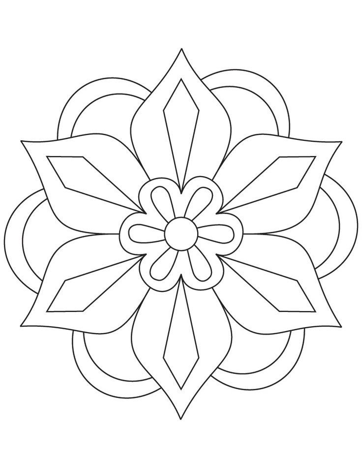 Diwali Rangoli Patterns Coloring Pages Diwalifbcovers 