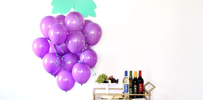 DIY Balloon Grape Cluster Celebrations At Home