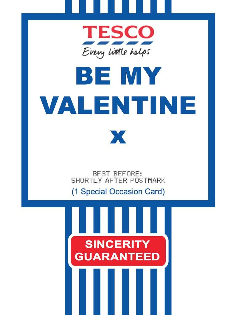 Free Printable Tesco Value Cards For Various Occasions 