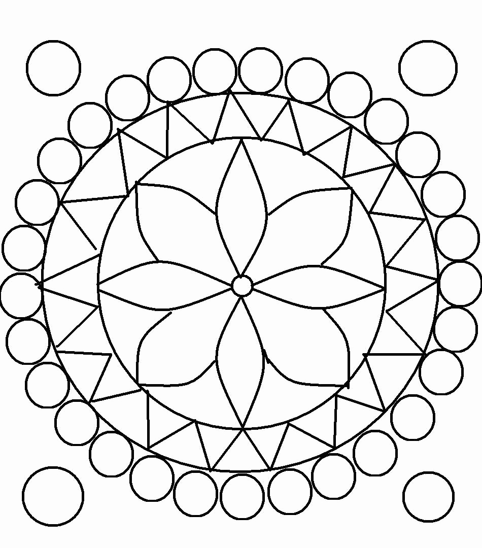 Kaleidoscope Coloring Pages At GetColorings Free 