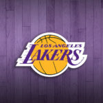 Lakers Logo In Light Amethyst Background Basketball HD