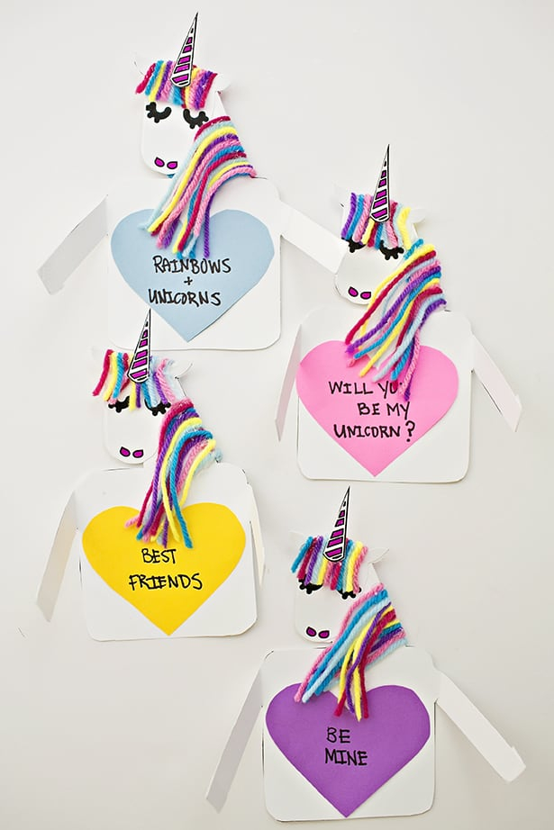 MAKE A UNICORN LOVE CARD WITH FREE PRINTABLE