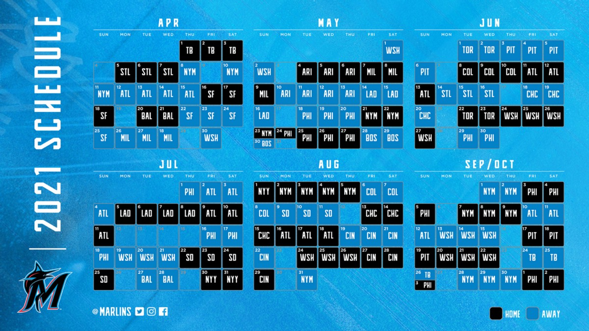 Miami Marlins Announce 2025 Regular Season Schedule By 