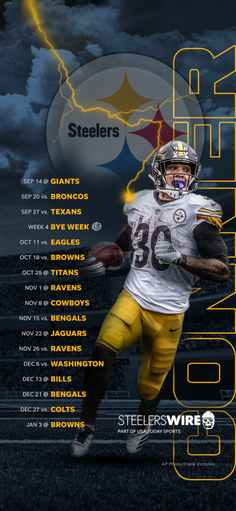 Pittsburgh Steelers Revised Schedule Downloadable Mobile