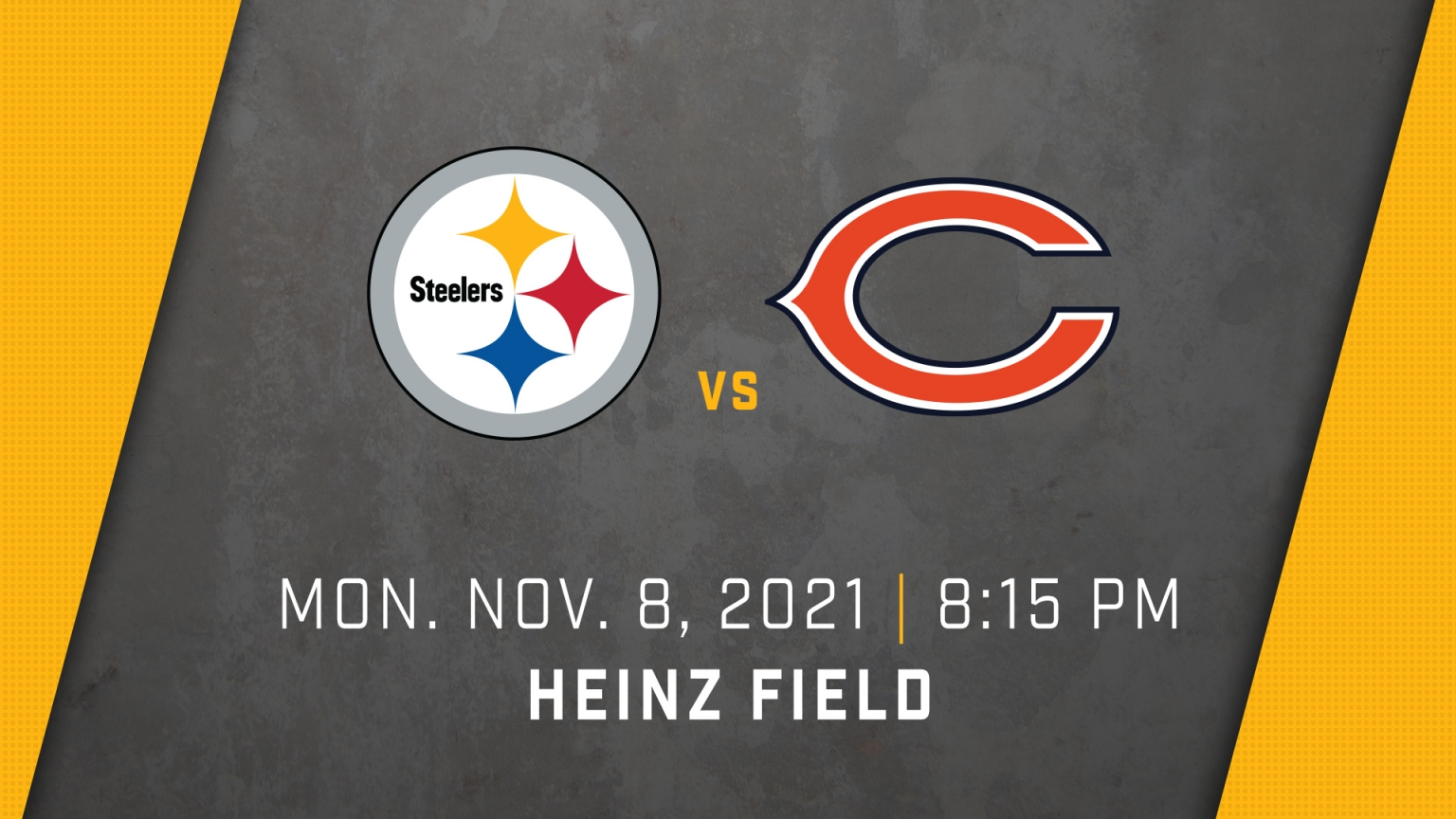 Pittsburgh Steelers Vs Chicago Bears 2021 Regular 