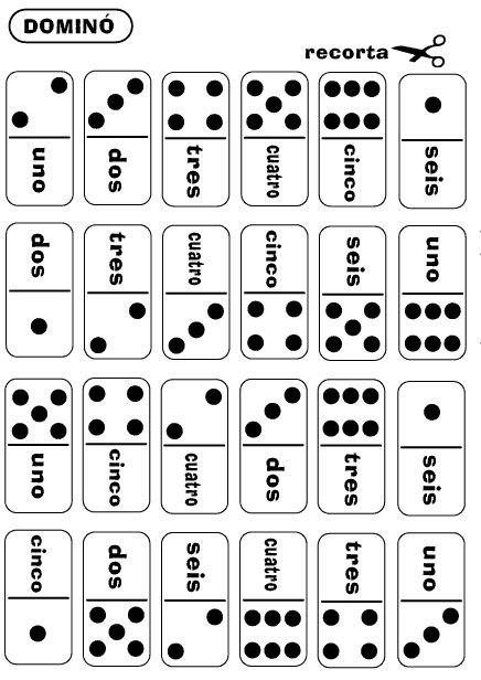 Teaching Espa ol Domino Numbers Game In Spanish