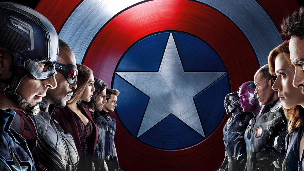 Wallpaper Captain America 3 Civil War Iron Man Marvel