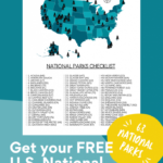 Your Printable U S National Parks Map With All 63 Parks