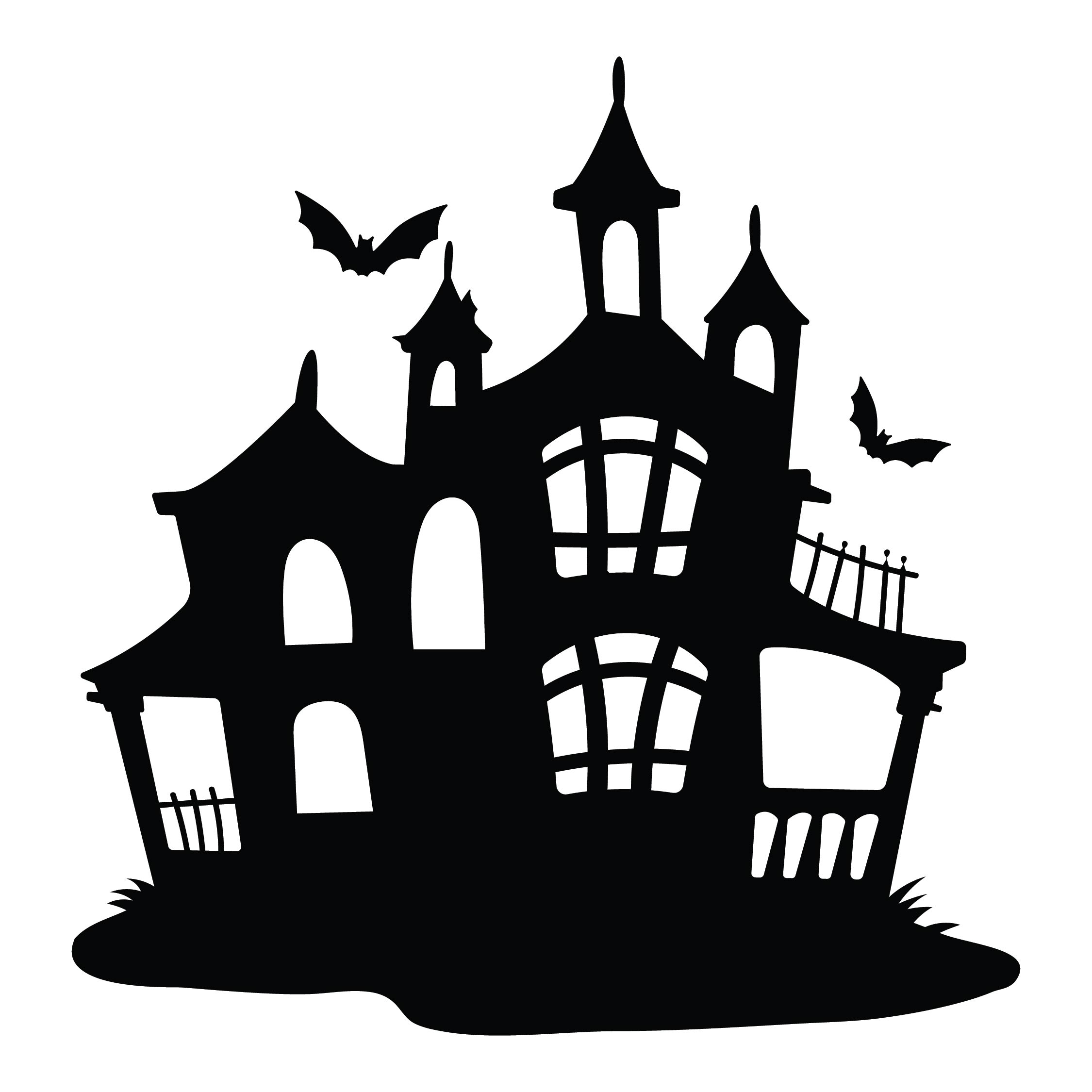 10 Best Halloween Haunted House Clip Art Free Printable