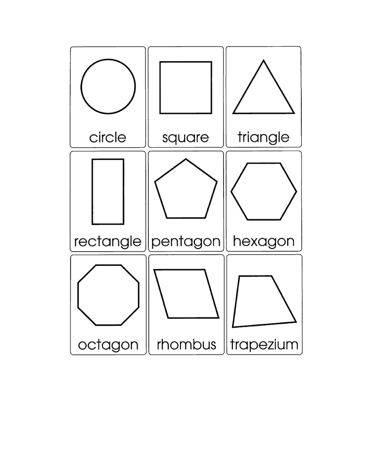 10 Best Images Of 2D Shapes Worksheets 2D Shape Names 