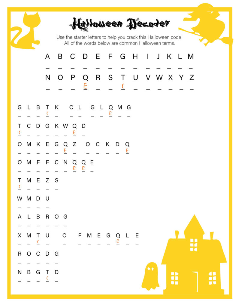 11 Best Fun Free Printable Halloween Worksheets