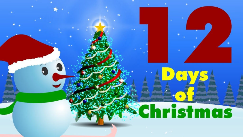 12 Days Of Christmas Christmas Carol YouTube