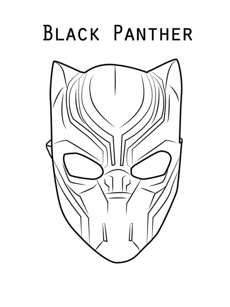 20 Free Printable Black Panther Coloring Pages Coloring