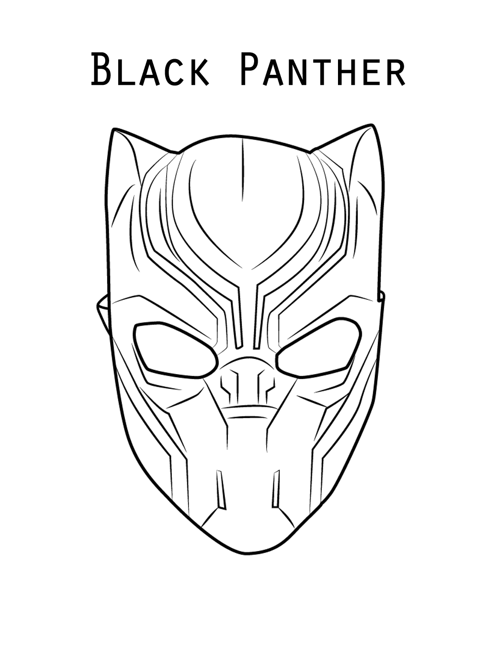 20 Free Printable Black Panther Coloring Pages Coloring 