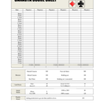 2021 Canasta Score Sheet Fillable Printable PDF Forms
