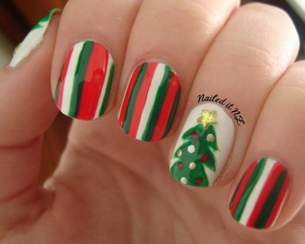 25 Cool Christmas Nail Designs Hative