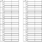 4 Canasta Score Sheets Word Excel Templates