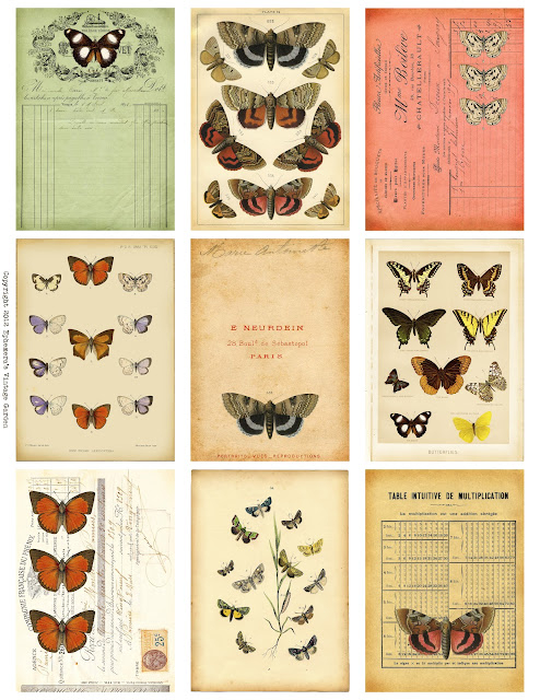 43 Free Spring Ephemera Printables For April