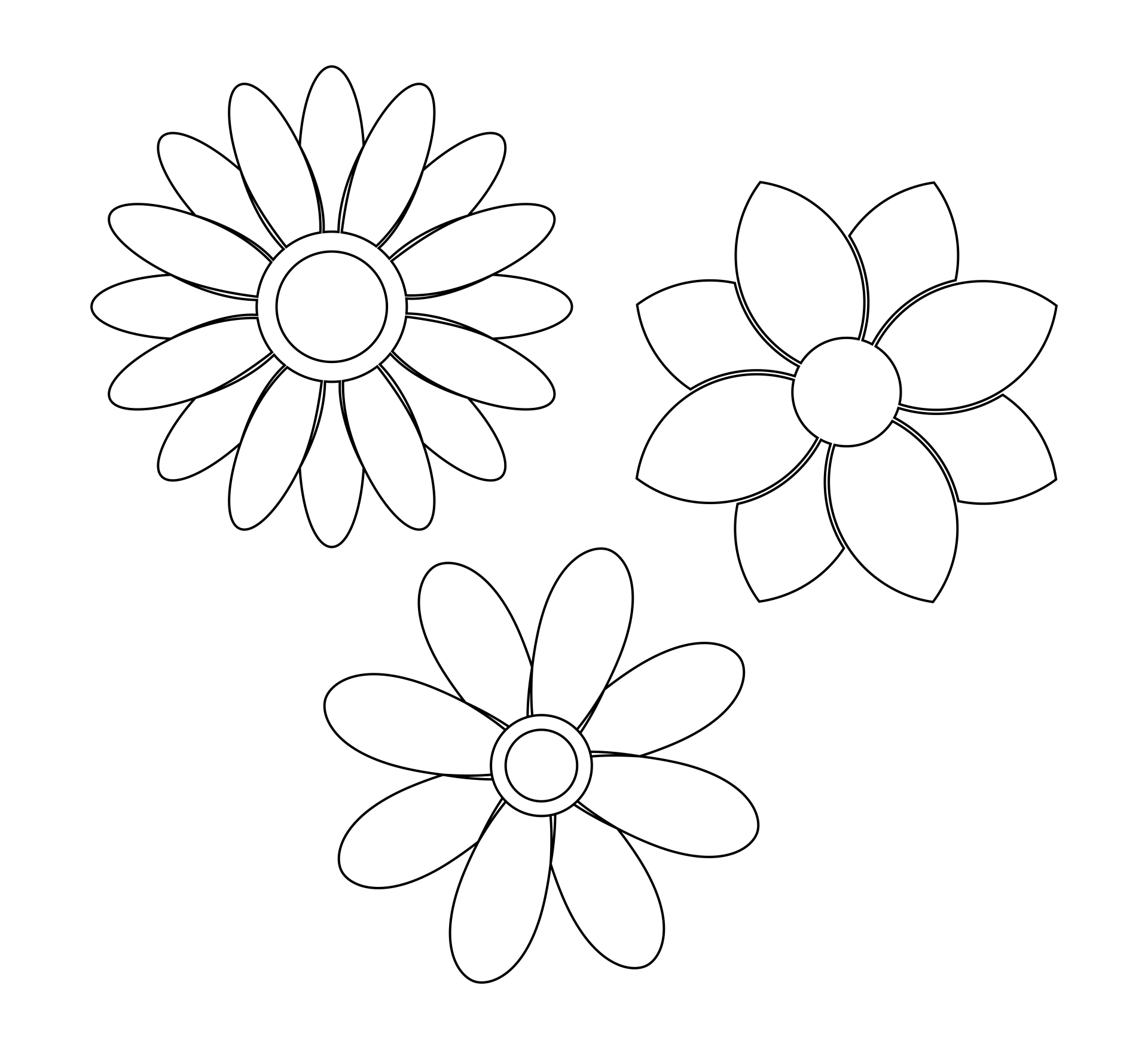 8 Best Large Flower Stencils Printable Printablee