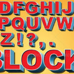 9 Printable Block Letters PSD EPS Free Premium