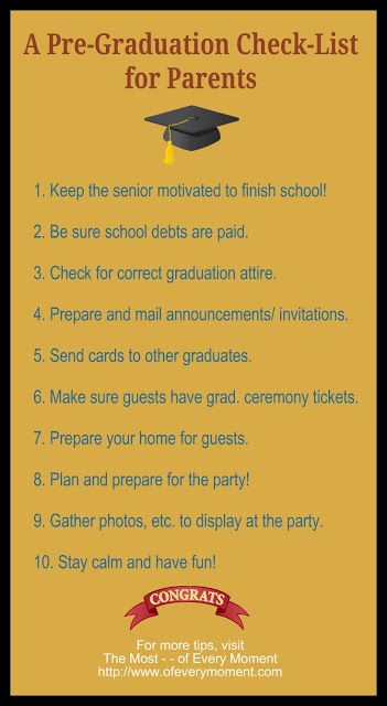 A List Of 10 Things To Do Before Graduation Day 