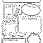 All About Me Worksheet Set For Back To School Planes