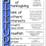 Attitude Is Important An Acrostic Bible Verse Poem