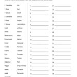 Books Of The Old Testament Printable Activity