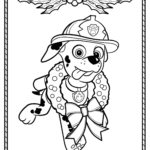 Christmas Coloring Pages Paw Patrol Coloring Paw Patrol