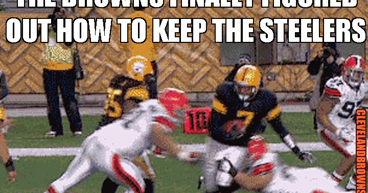 Cleveland Browns Memes The Browns Knocking The Steelers